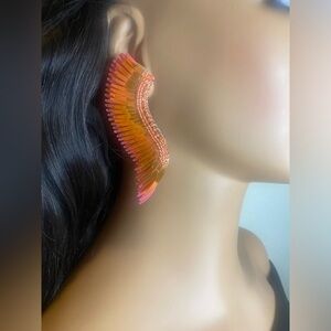 Mignonne Gavigan Madeline Metallic Peach Earrings